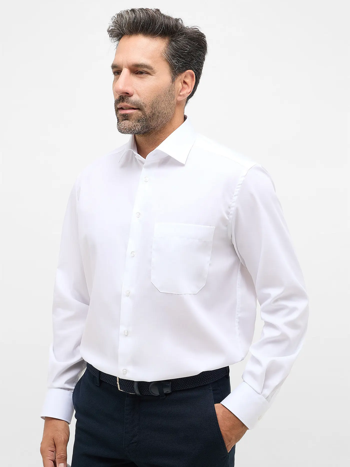 ETERNA | Hemd Comfort Fit | weiss